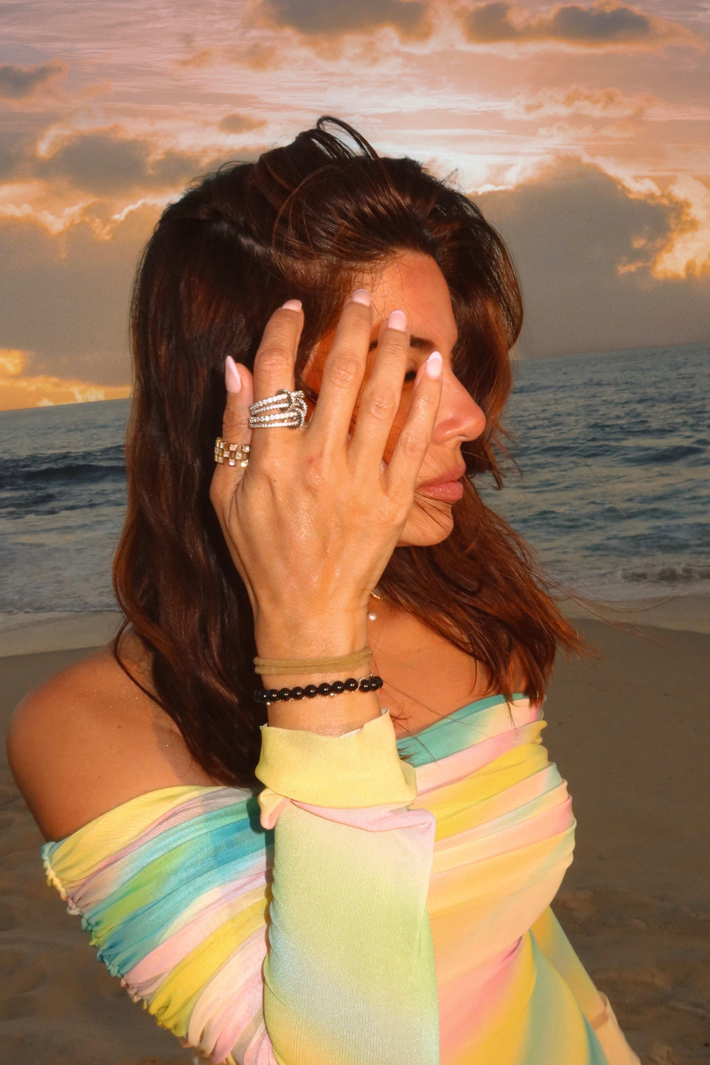 Abiha Infinity Pave Ring